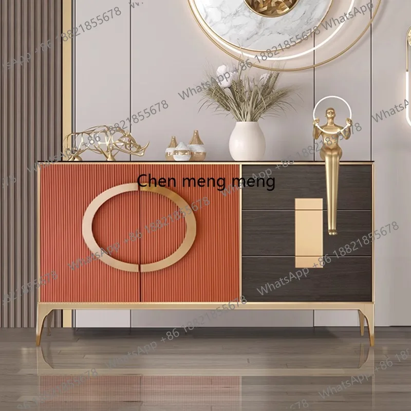 

Итальянский шкаф-тумба класса люкс в стиле середины века для гостиной, стеллаж для обуви, буфет для столовой, домашний шкаф для хранения, мебель