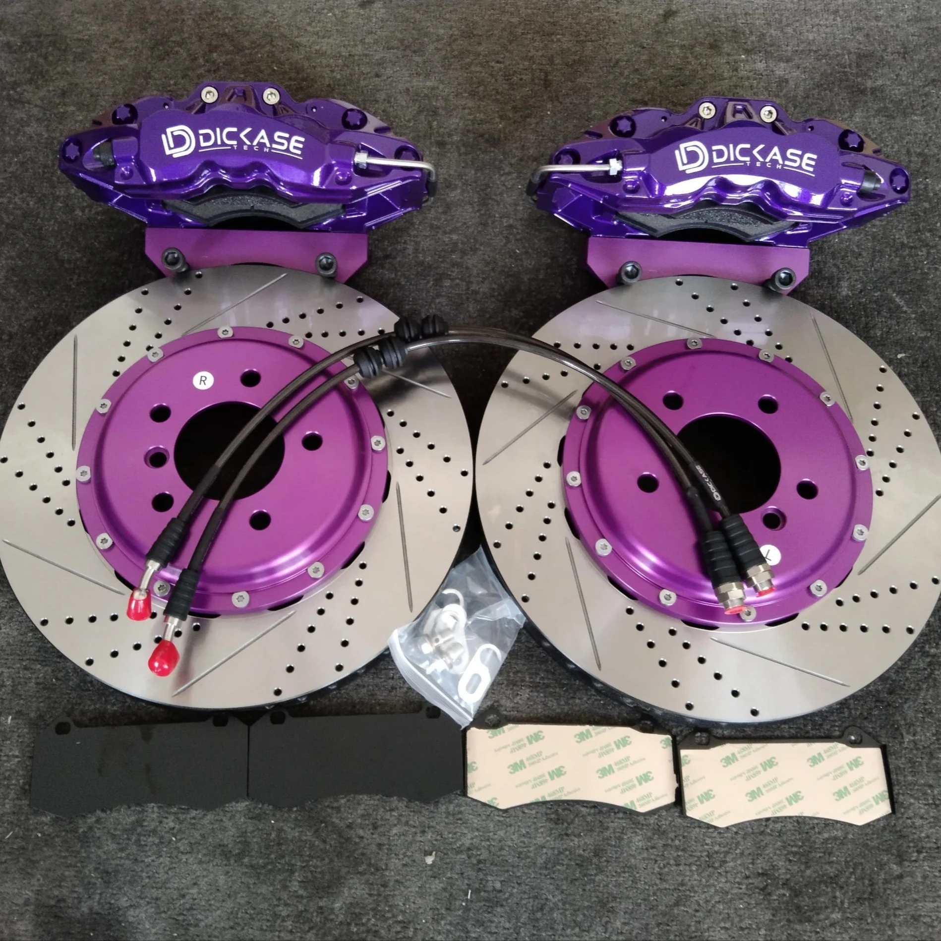 

Dicase High Performance Big 6 Pot Caliper Purple with 362*32mm Disc Front Wheel for Bmw F36 428i