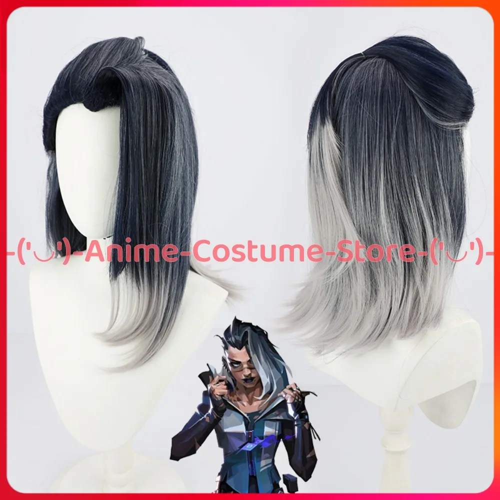 

VALORANT Viper Fade Cosplay Wig Anime Game Character Halloween Carnival Party Costume Wigs Heat Resistant Synthetic Hair