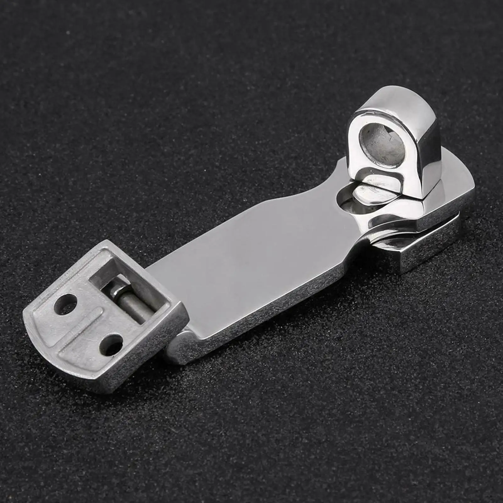 Marine Stainless Steel Flush Hatch Compartment Folding Hinge for Boat Yacht Door Hardware Nautical Silver