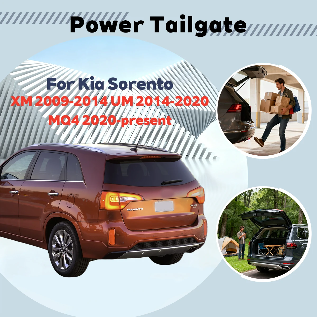 

Для Kia Sorento XM/UM/MQ4 2009-настоящий автомобильный подъемный модуль автоматического подъема электрического замка задней двери, система закрытия