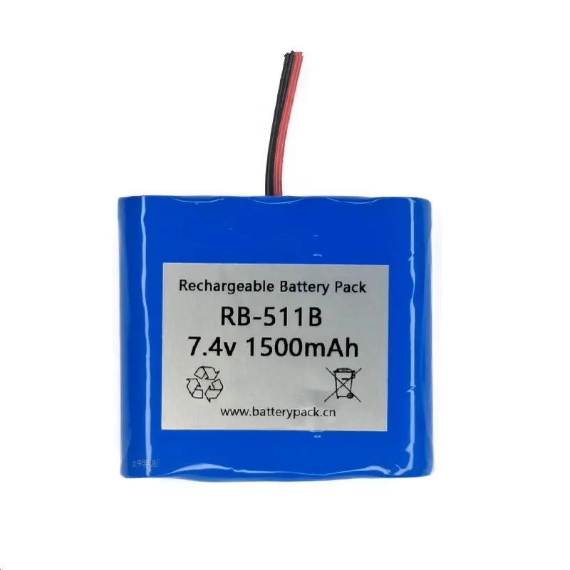 RB-511B 7.4v 1500mAh Multi-parameter Measurement Rechargeable Lithium Battery Pack