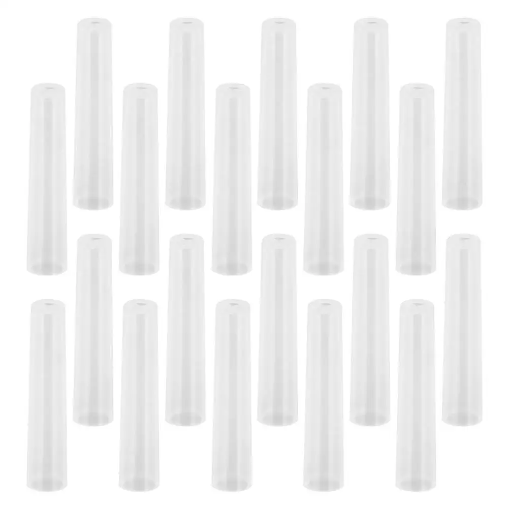 

20 Pcs Pencil Tip Covers Safety Caps Plastic Stationery Accessories for Students Artists Office Use Clear Protector School