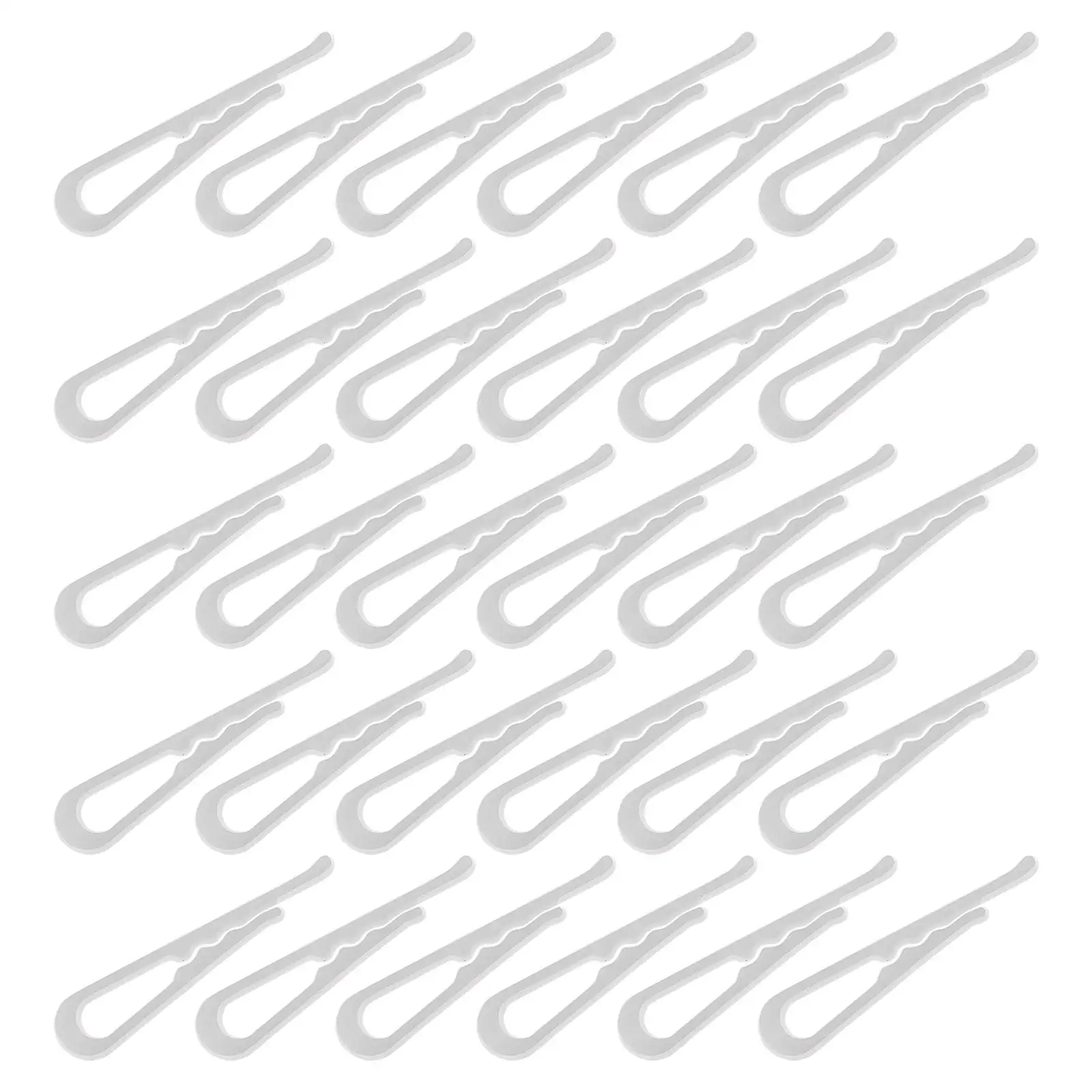 

200 Pcs Clips Plastic Alligator Clips Shirt Fixing Clothes Pins Shirt Clamps Home Clamps Garment Accessories