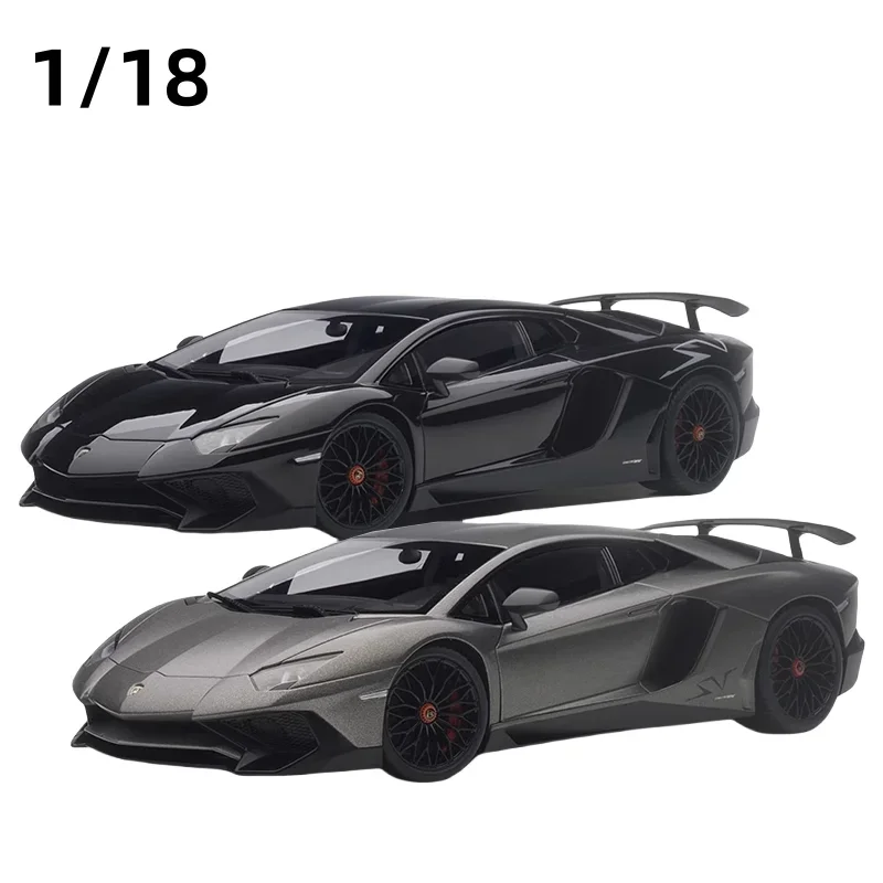 Special price 1:18 Lamborghini Aventador LP750-4 SV alloy model, children\'s collection of decorative toys for boys holiday gifts