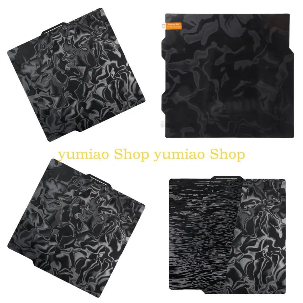 

587B PER Textured Spring Steel Build Plate 184/257/256mm Flexible Removal for X1C/X1E/P1P/P1S 3D Printer Accessories