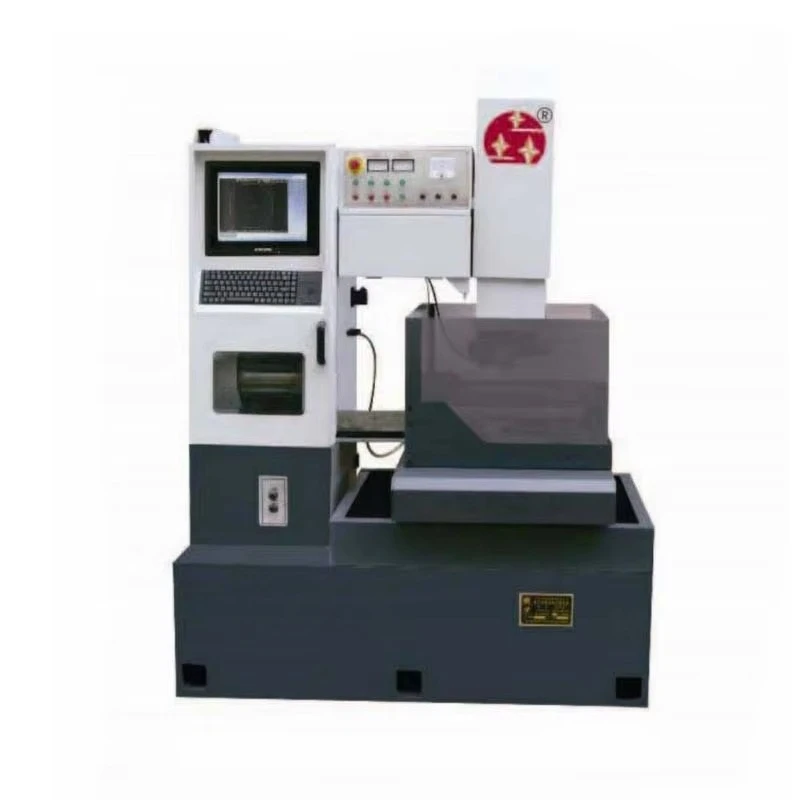 Custom design efficient numerical control machining PLC control automatic DK77 electric discharge wire cutting machine