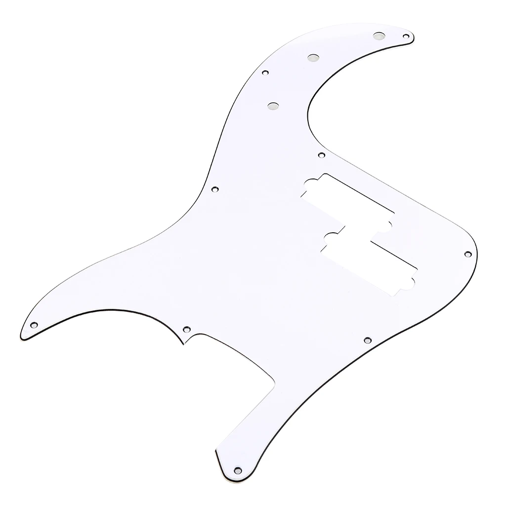 

1pcs Precision White Guitar Pickguard Scratch Plate For PB bass Guitar guard plate Parts & Accessories Guard Replacement Part