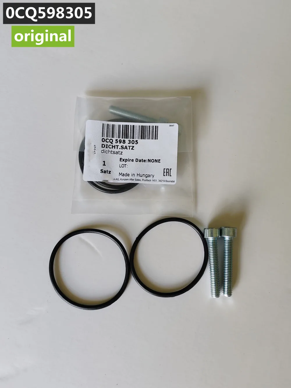 0CQ598305 For Audi VW Haldex pump Gen 5 O-ring set only Pump Seal Repair Kit