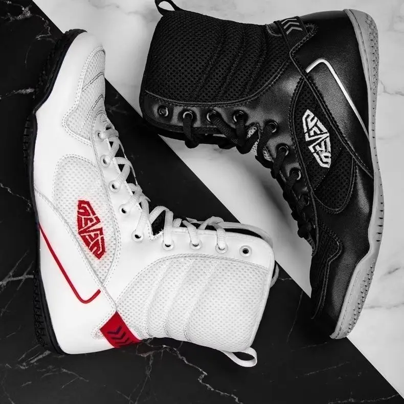 New Men's Boxing Shoes Professional Fighting Equipment Training Lightweight Boxing Boots Original Comfortable Wrestling Shoes