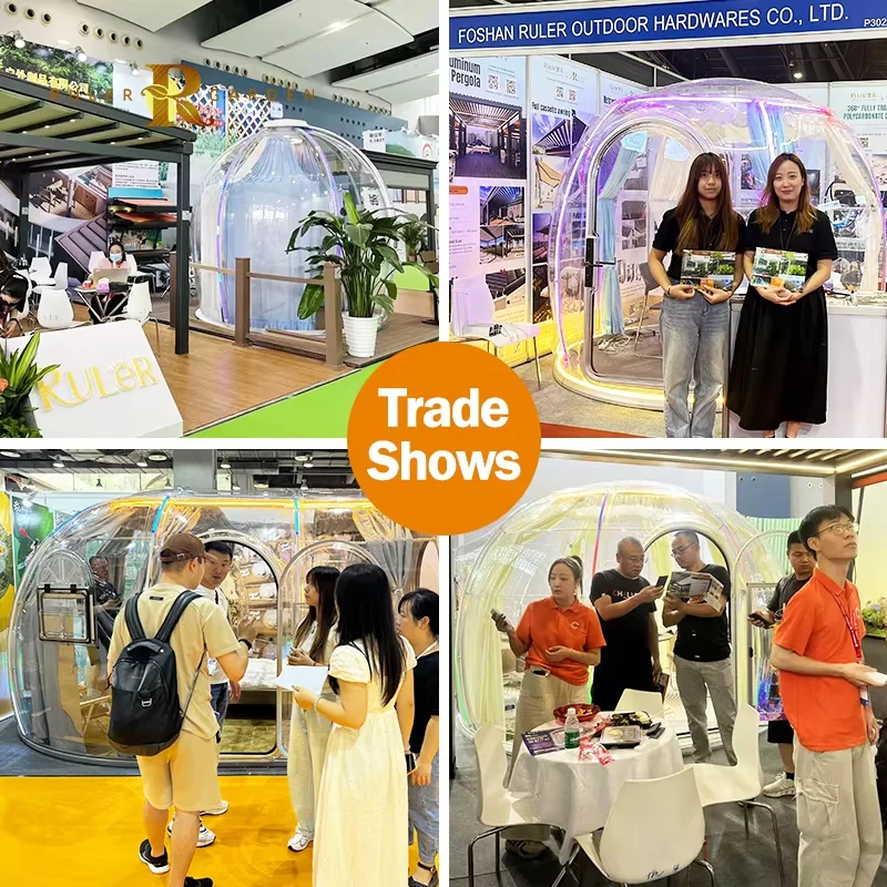 Dome Tent Season 4 Planetarium Luxury Skylight Bubble Outdoor Hotel Events Transparent Tent House Polycarbonate Igloo Dome