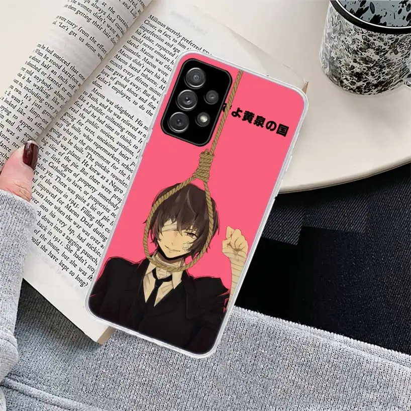 Bungou Stray Dogs Dazai Osamu Phone Case For Samsung Galaxy A15 A14 A13 A12 A55 A54 A53 A52 A35 A34 A33 A32 A25 A24 A23 A22 A04S