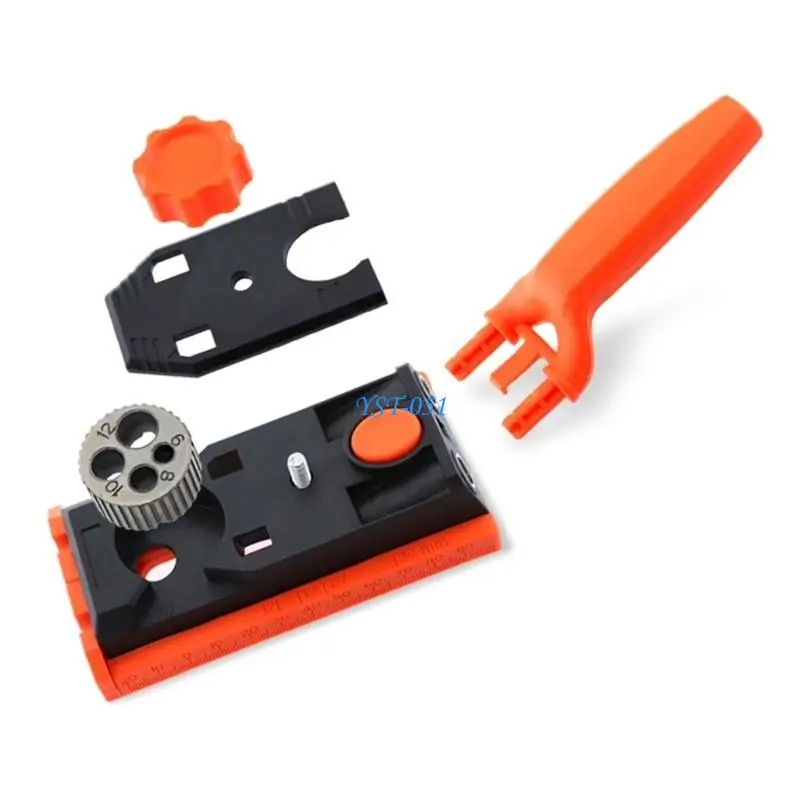 

E15A Punching Hole Punching Hole Locator Vertical Pocket Hole Jig Drill Guide