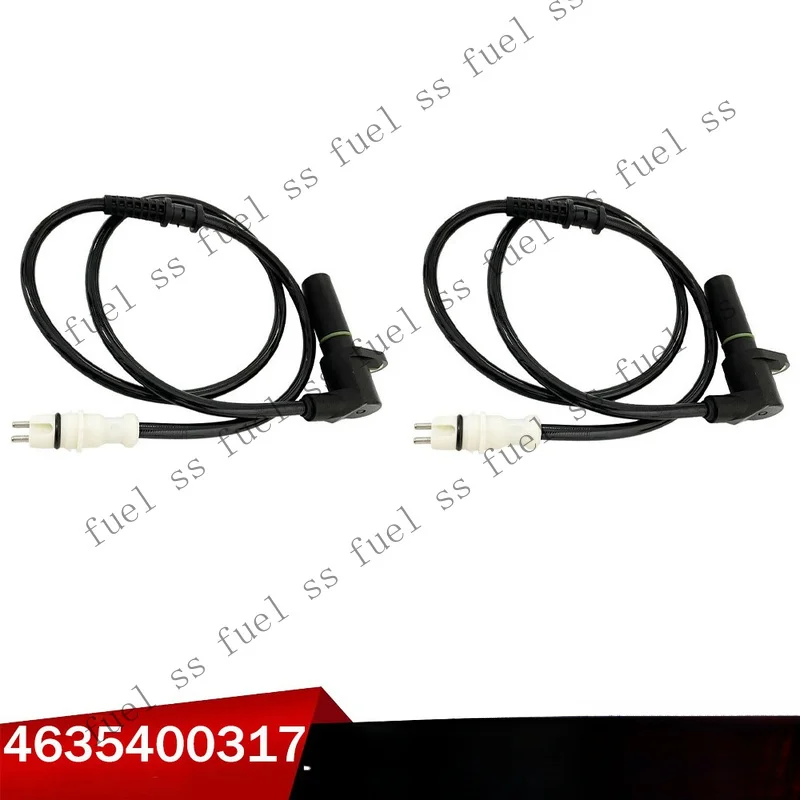 S+ 2Pcs ABS Wheel Speed Sensor 4635400317 for Mercedes-Benz G55 AMG G500 2002-2009
