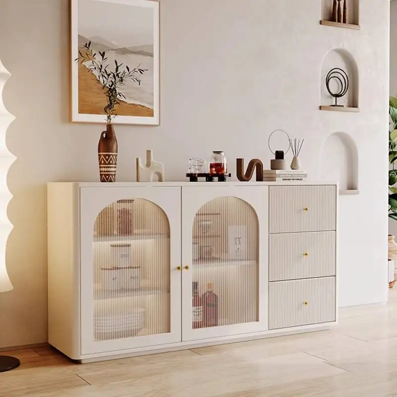 

White Japanese Living Room Cabinets Simple Nordic Wooden Glass Living Room Cabinets Drawers Modern Kast Woonkamer Furniture Home