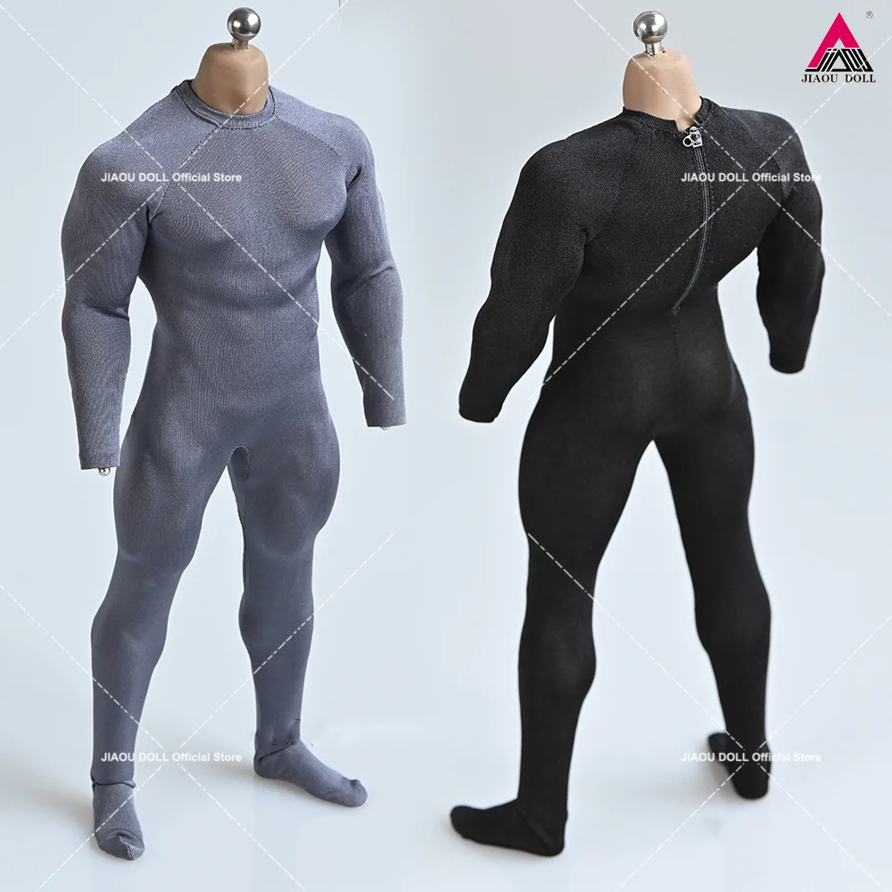 1/6 1/12 Scale Elastic Jumpsuit Bodysuit Back Zipper Clothes Model Fit 12'' 6'' Male Soldier Action Figure Body TBL M35 Dolls