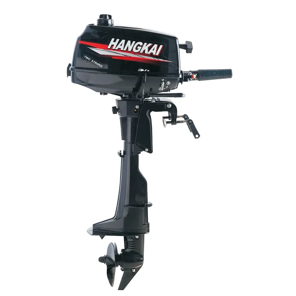 New Arrival Hangkai Portable Marine 2 Stroke 4hp Short Shaft Outboard Boat Motors Marine Engine With CE Certification