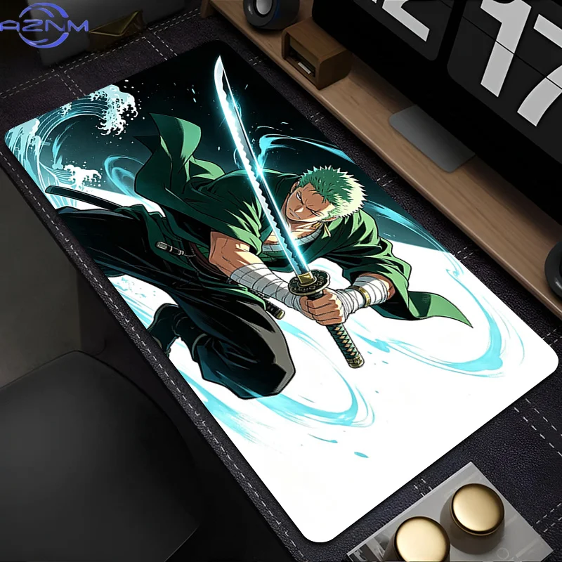 New Anime Mouse Pads Computer Accessories Speed Mousepad Designed specifically XXL Gaming Keyboard Mat one piece Zoro Mouse Mat