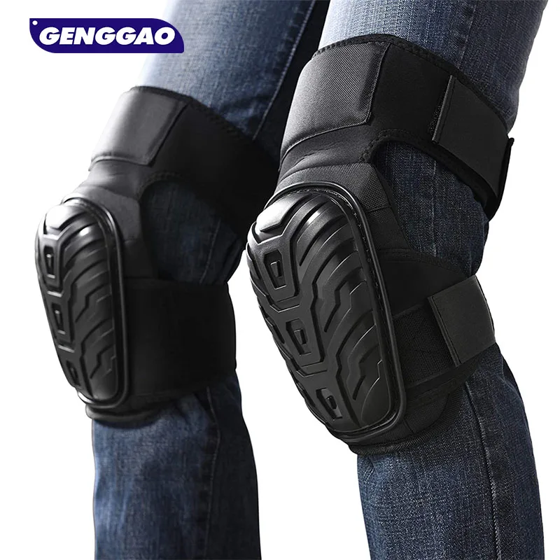 1Pair Professional Knee Pads for Construction Work and Gardening,Anti-Rolling Heavy Duty Cap,Thick Gel Cushion Gel Knee Pads