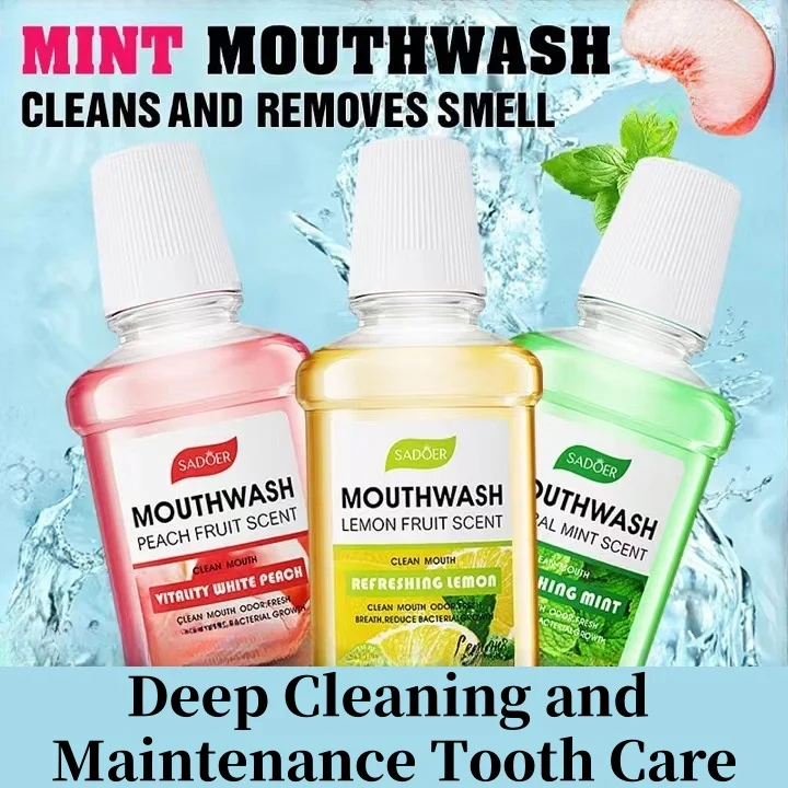 250ml Mint Mouthwash Refreshing Mint Flavor Deep Cleaning and Maintenance Tooth Care Cleaning Protect The Mouth 가글