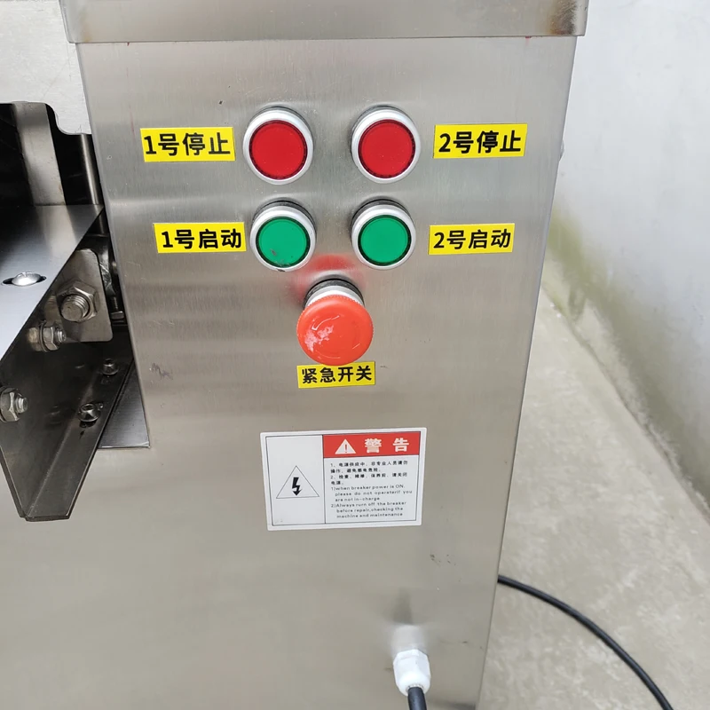 Alta precisão fresco frango peito peixe carne de porco tira de carne cubo dicer máquina corte