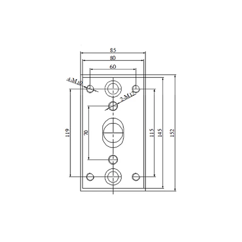 SC Standardzylinder Drei-Achsen-Drei-Führungs-Zylinder Führungsrahmen Pneumatischer Führungsständer SC32 40 50 63-50 75 100 200 300 400 500 – Detail 11