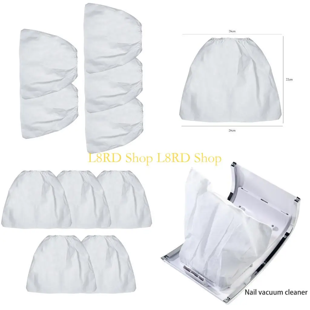 

L8RD 5Pcs Dust Suction Collector Bag Replacement Nonwoven Vacuum Bag Reusable Art Dust Collector Pouches