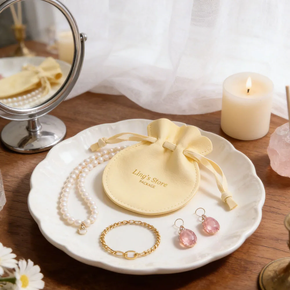 

50/100Pcs 7x8cm 8x10cm Small Gift Packaging Microfiber Jewelry Drawstring Bag Ring Earrings Bracelet Necklace Pendant Stud Pouch