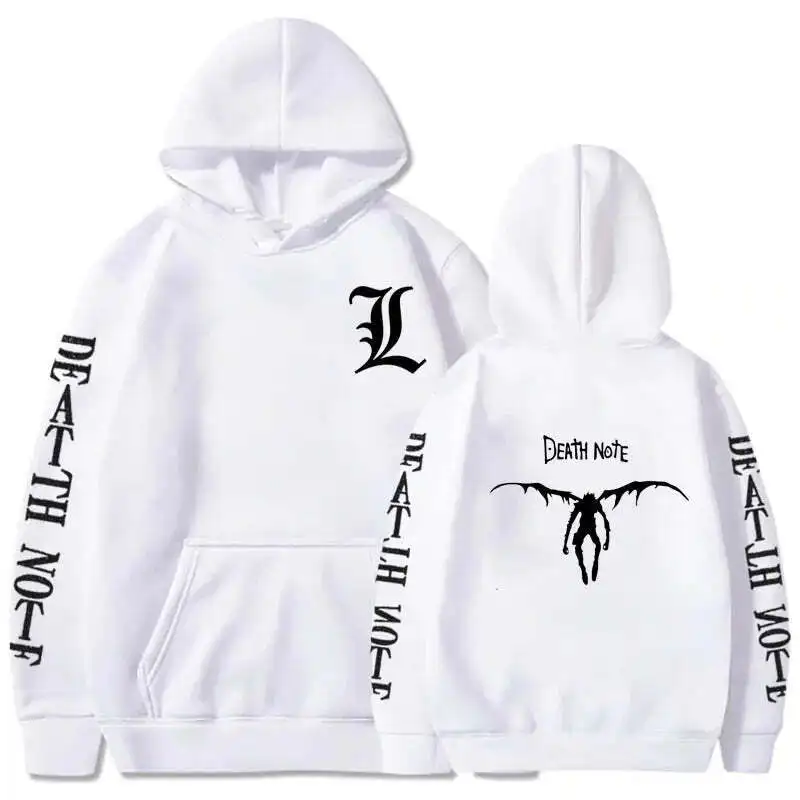 Harajuku Ryuk L Light Yagami Death Note Hoodie Sweatshirt