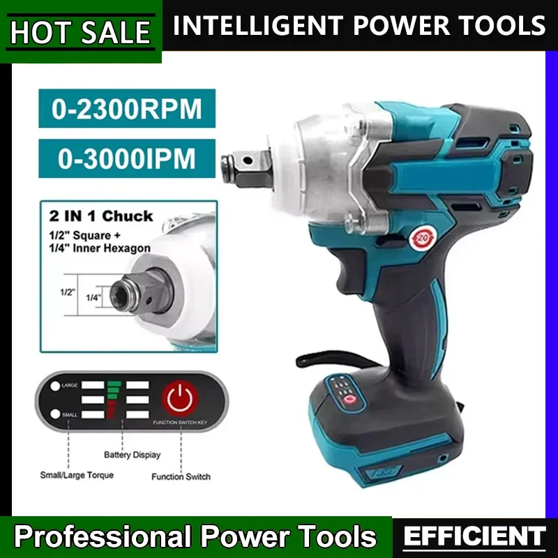 

Fit Makita DTW600 Brushless Electric Screwdriver Rechargable Drill Screwdriver Machine Driver Compatible with 8V Battery