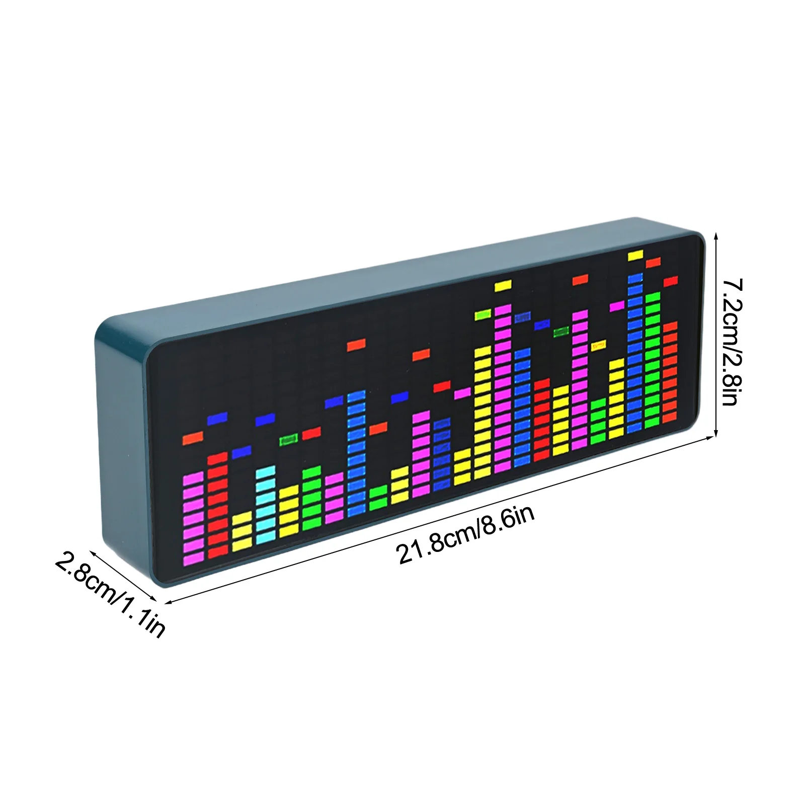 New Electronic Port USB 5V RGB Audio Level VU Meter Amp Lifier Board Display Electronic Clock For Android Power