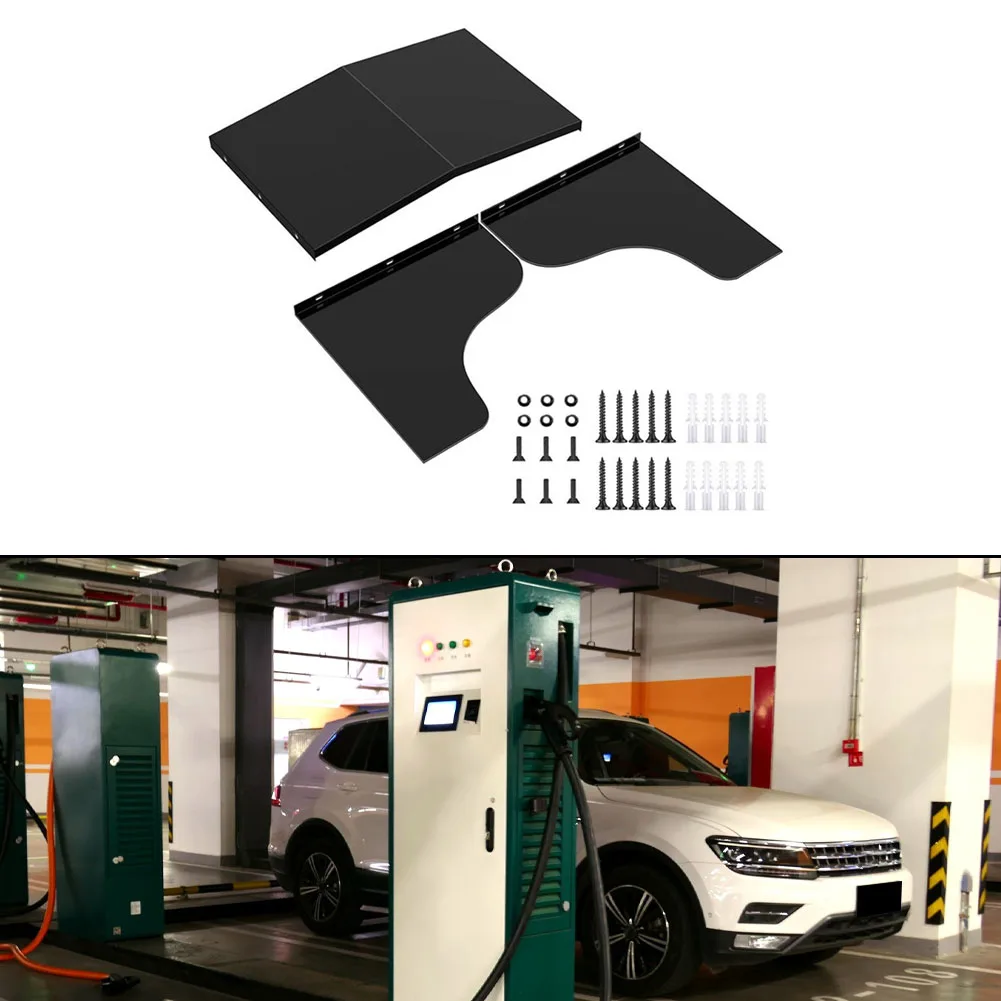 Weather Protection Kit for Wall Box Electric Vehicle Charging Stations Reliable Cover Against Rain Snow and Sun