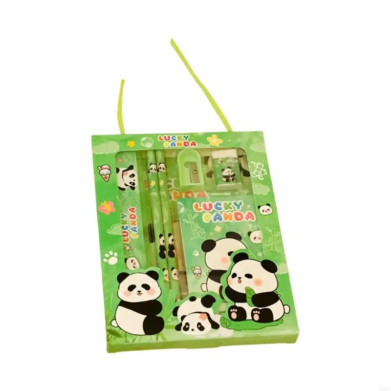 Colorful Childrens School Supply Set With Pencil Eraser Paper Safe Materials K92C