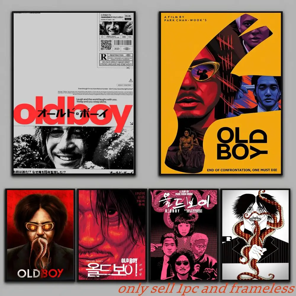 Family Revenge Movie O-Oldboy Poster Poster Painting Prints Wall Art Picture Film Room Home Bar Cafe Decor Mural