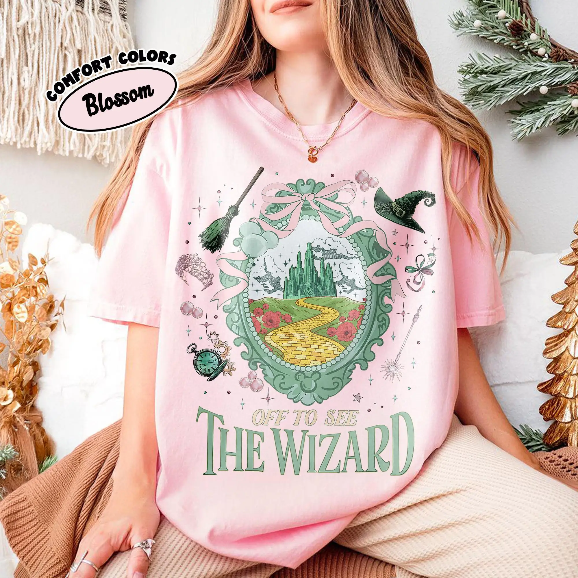 

Retro "Go See The Wizard" Sweatshirt, Emerald City "Yellow Brick Road" Hoodie, Wizard of Oz Shirt, Retro "Red Slippers" T-shirt