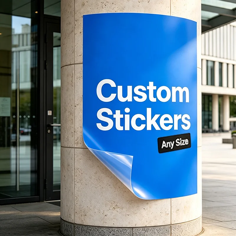 Any Size 100cm Custom Stickers For Hotel Supermarket Hospital Street-front Shops Staircase step stickers Business Activities