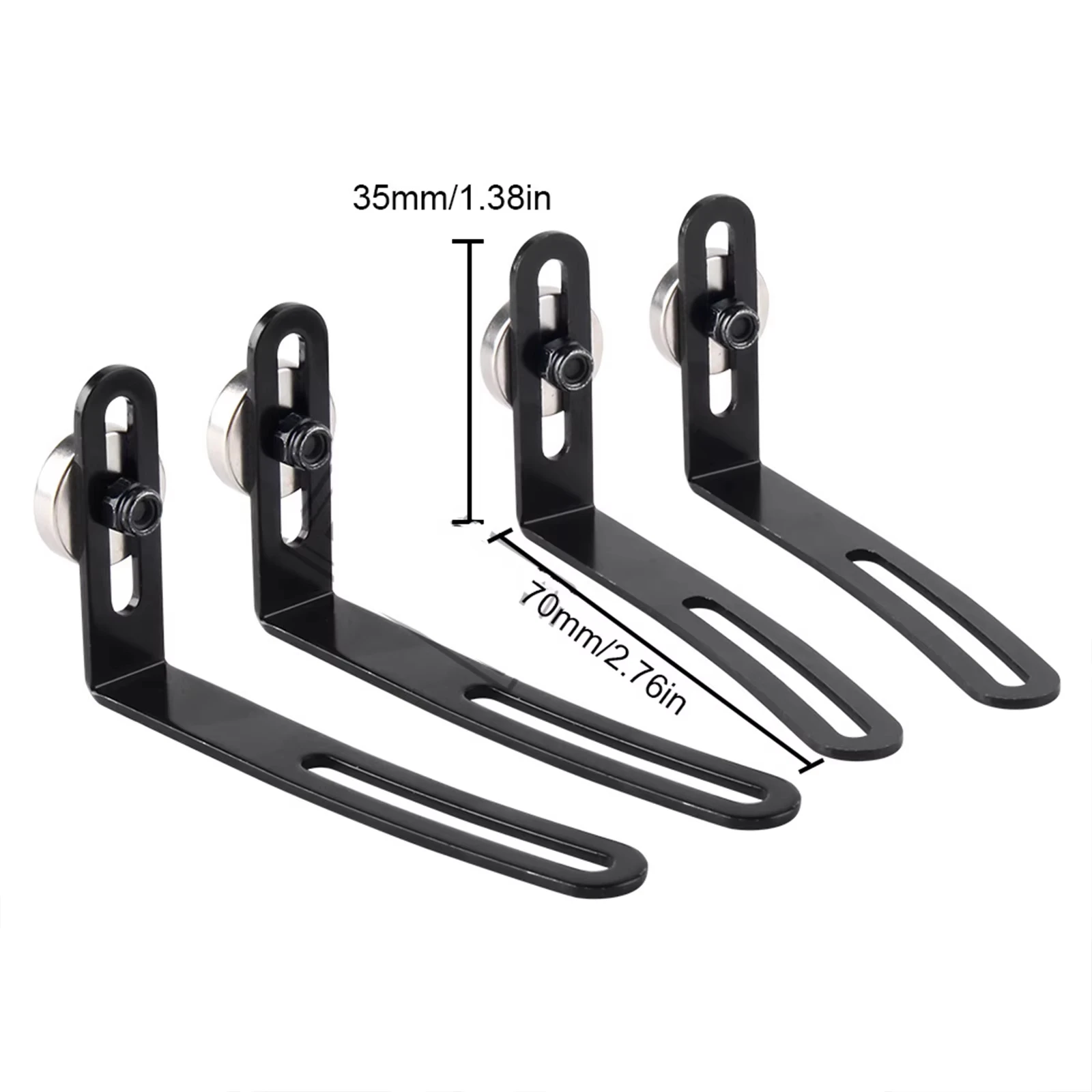 10 RC Crawler Metal Body Mount Kit Upgrade for Axial SCX10 90046 D90 S18 - Compatible with Various Models