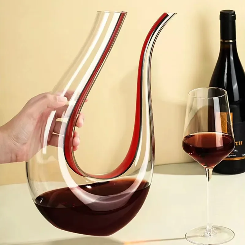 Decanter Crystal High Grad Wine Decanter Gift Box Harp Swan Decanter Creative Wine Separator ChampagneBrandy Wines For Family Ba