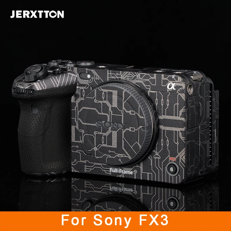 FX3 Anti-Scratch Camera Sticker Coat 3M Vinyl Wrap Protective Film Body Skin Cover for Sony ILME-FX3 ILMEFX3 FX3 XLR