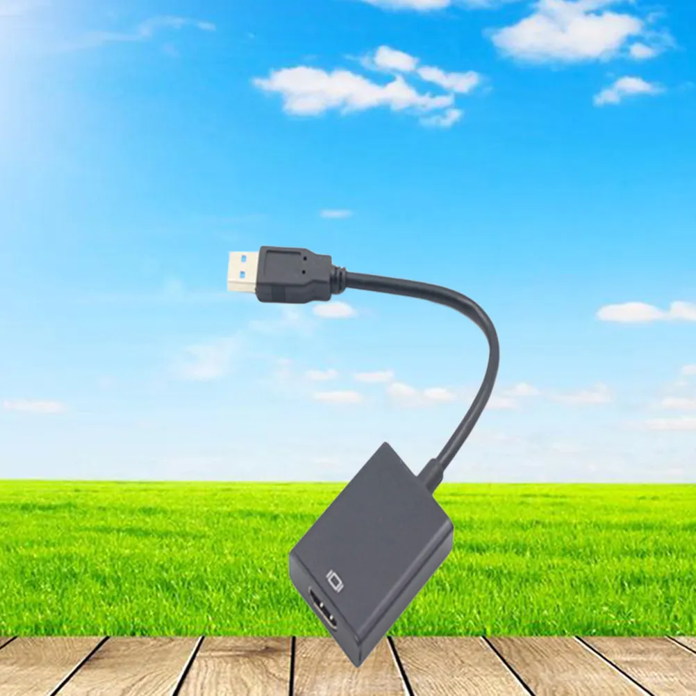 Laptop Adapter For Office Worker USB Video Compact Lightweight 1920x1080p 60HZ Display Converter Computer Mirroring