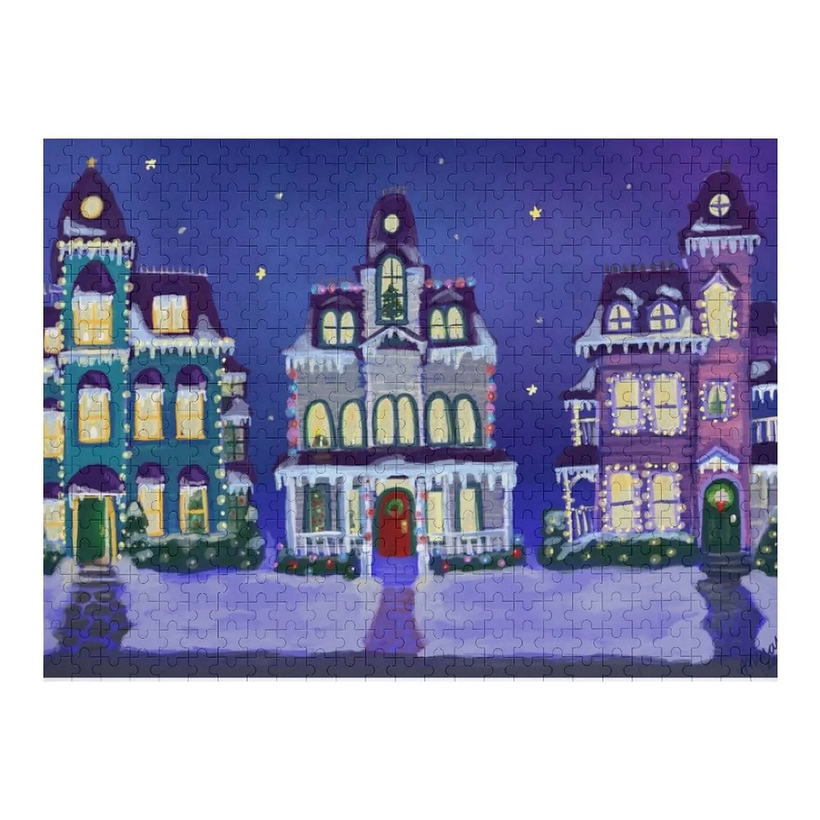 

Victorian Lights Jigsaw Puzzle Children Personalised Jigsaw Puzzle