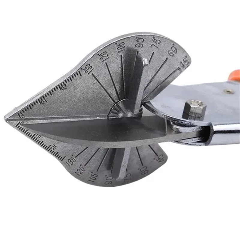Imagem -04 - Multi Ângulo Mitre Siding Duct Cortador Tubo de Plástico Mangueira Scissor Ferramentas de Corte 45135 Graus Ajustável