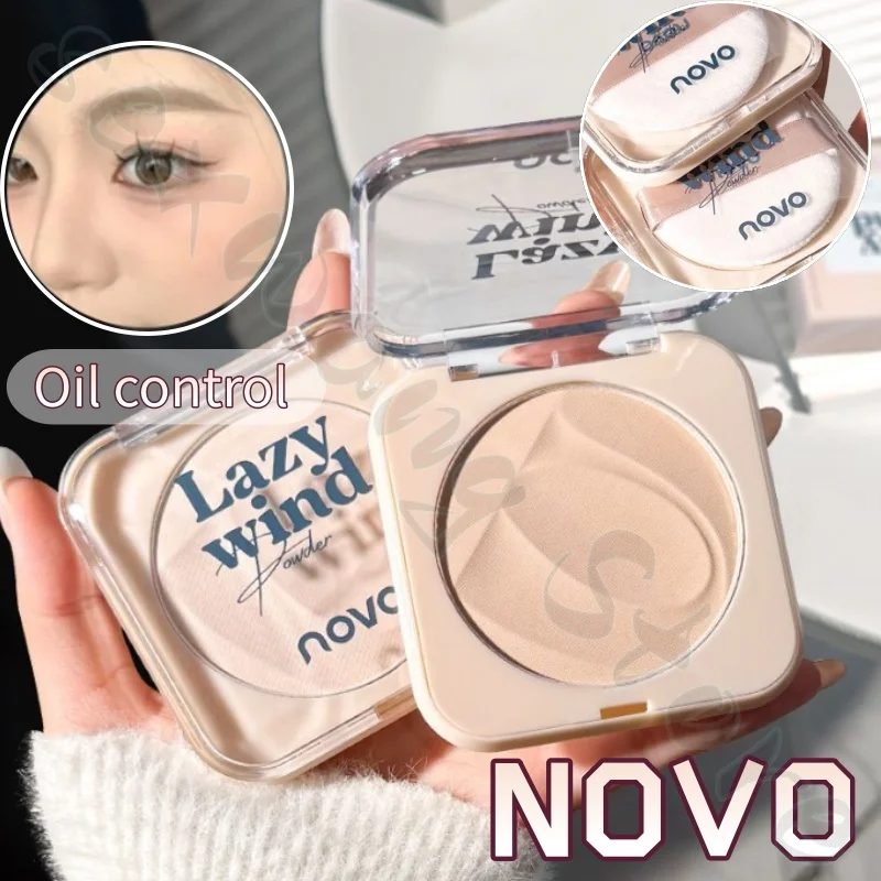 

NOVO powder set makeup and oil control for a long time, not easy to remove makeup invisible pores powder is light and thin 8.5g
