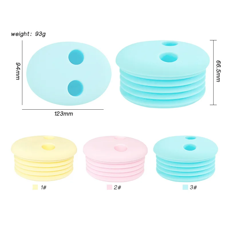 Children's Folding Snack Box Food Grade Silicone Portable Dustproof and Non-slip Snack Box Anti-dirty Hands