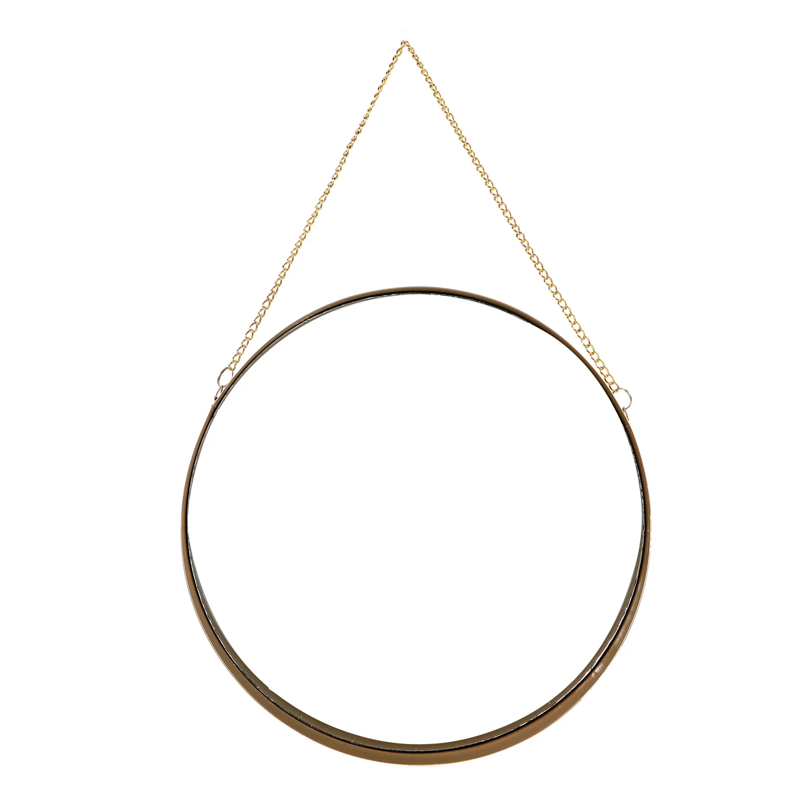

1Pcs Round Makeup Mirror Premium Wall-Mounted Decorative Hanging Mirror Bathroom Vanity Reflective Wall Ornament