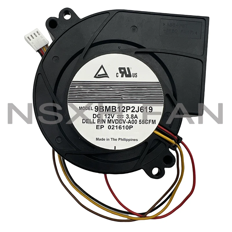 مروحة تبريد كمبيوتر ، نفاخ لـ B97 ، 9BMB12P2J619 ، DC12V ، 3.8A ، 57 cfm ، 97x33mm