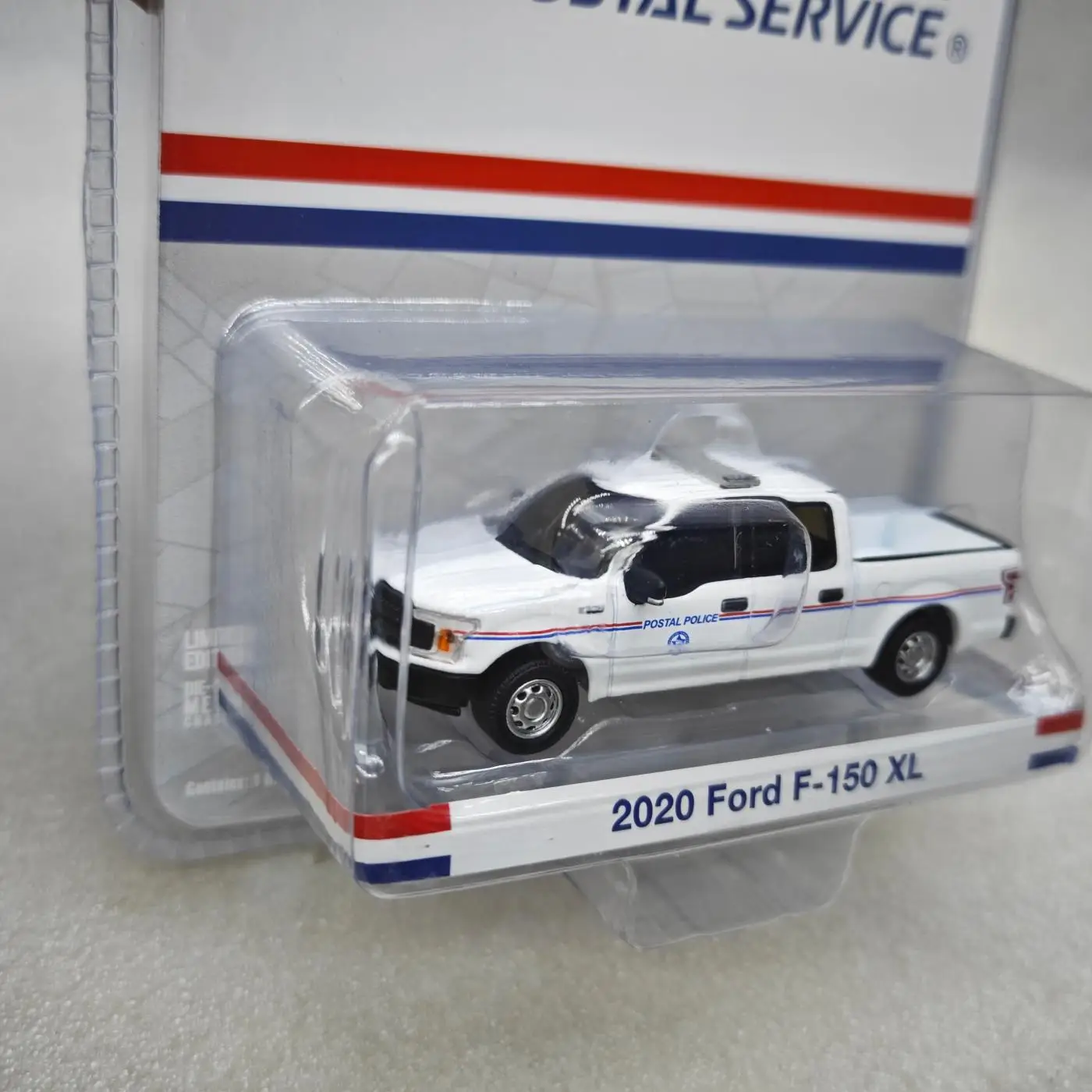 

1: 64 2020 Ford F-150 XL - United States Postal Police Advanced Car Model Collectibles