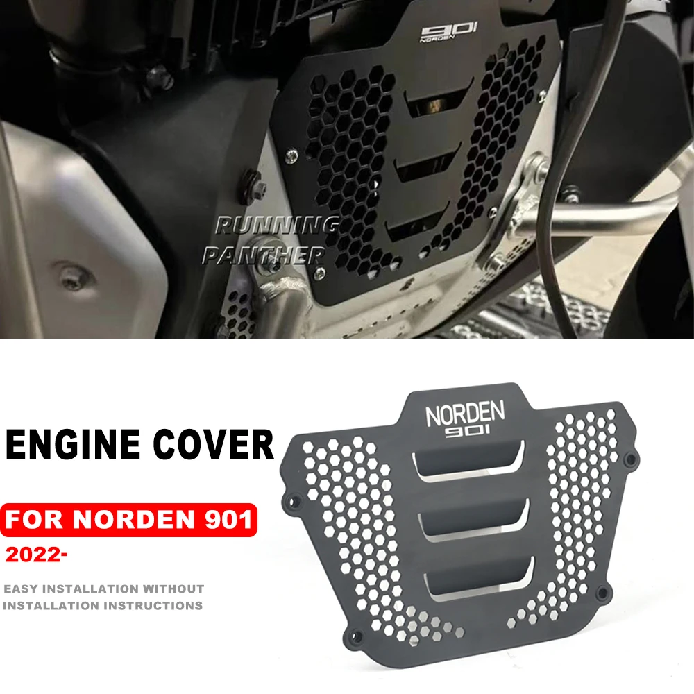 

Aluminum Engine Guard Crap Flap Protector Fit For Husqvarna Norden 901 2022 - 2023 Motorcycle Accessories