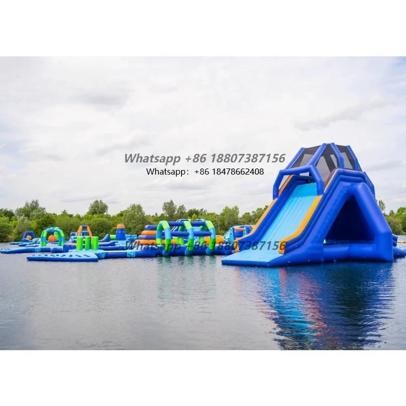 Inflatable Aqua Park Commercial Inflatable Water Park Equipment Inflatable Floating Water Parks with Water Slide