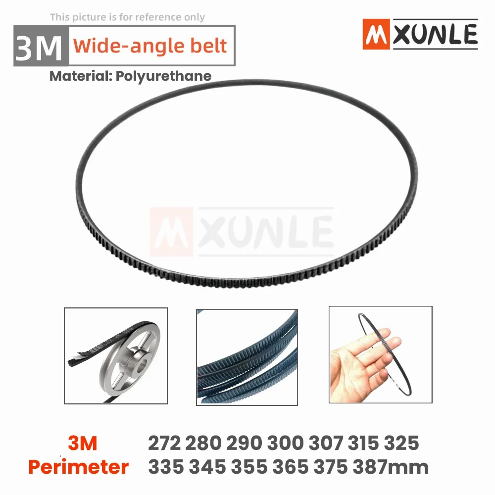 

3M Wide-angle Belt 3M265 3M272 3M280 3M290 3M300 3M307 3M315 3M325 3M335 3M345 3M355 3M365 3M375 3M387 Drive triangle Belt